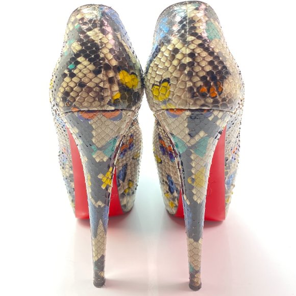 🌷❤️‍🔥SPRING SALE 🔥 FINAL PRICE🌷💥Christian Louboutin Highness 160 Python 40 - Picture 5 of 7